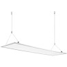 PANNELLO A LED 30x120, 40W, 120gradi, 4000K, LM3200, RA 80, 295x1195x9mm, Cornice Bianca KIT TIRANTI