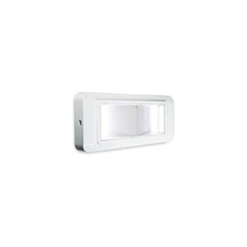 PLAFONIERA EMERGENZA COMPLETA LED 11W SE 1N IP40 PARETE/INCASSO