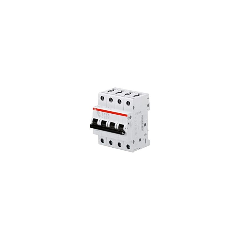 Abb S204L C10 Interruttore Automatico 4.5Ka 4P White